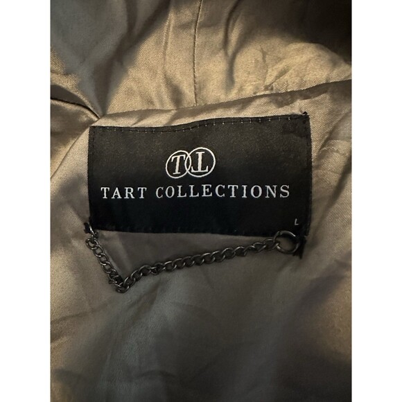 Tart Collections Brown Faux Rabbit Fur Vest Super Soft Open Front Women’s Sz L - Picture 5 of 7